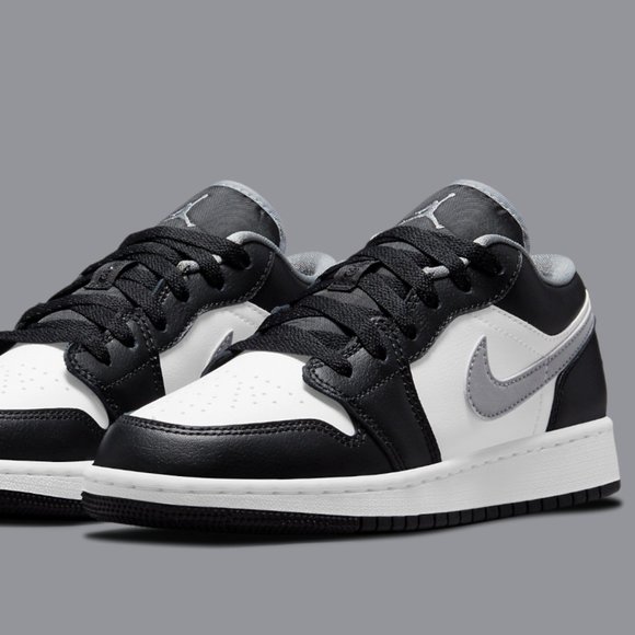 Nike Shoes - Air Jordan 1 Low GS Black Particle Grey White 553560-040 Shadow 7Y / Womens 8.5